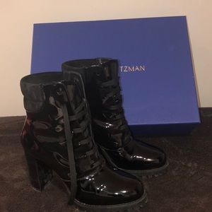 Cyler - Stuart Weitzman Patent Leather Boots